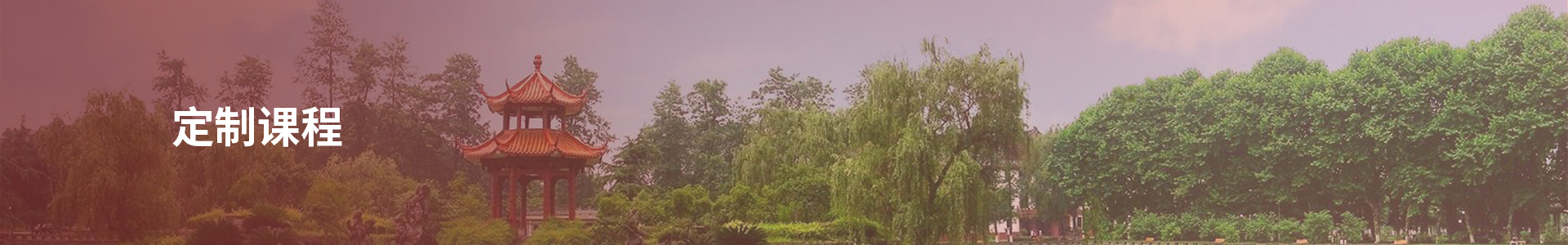 定制课程